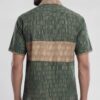 Untitled design - 4 Men Forest Green Brown Cotton Block print Handloom Shirt