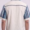 Untitled design - 4 Men Off-White Turquoise Blue Tie-Dye Handloom Shirt