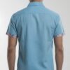 Untitled design - 4 Men Turquoise Blue Cotton Patchwork Floral Handloom Shirt